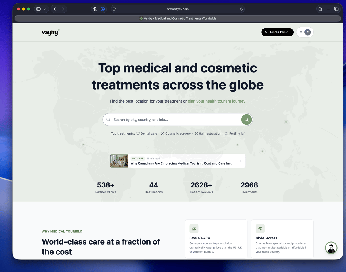VayBy homepage