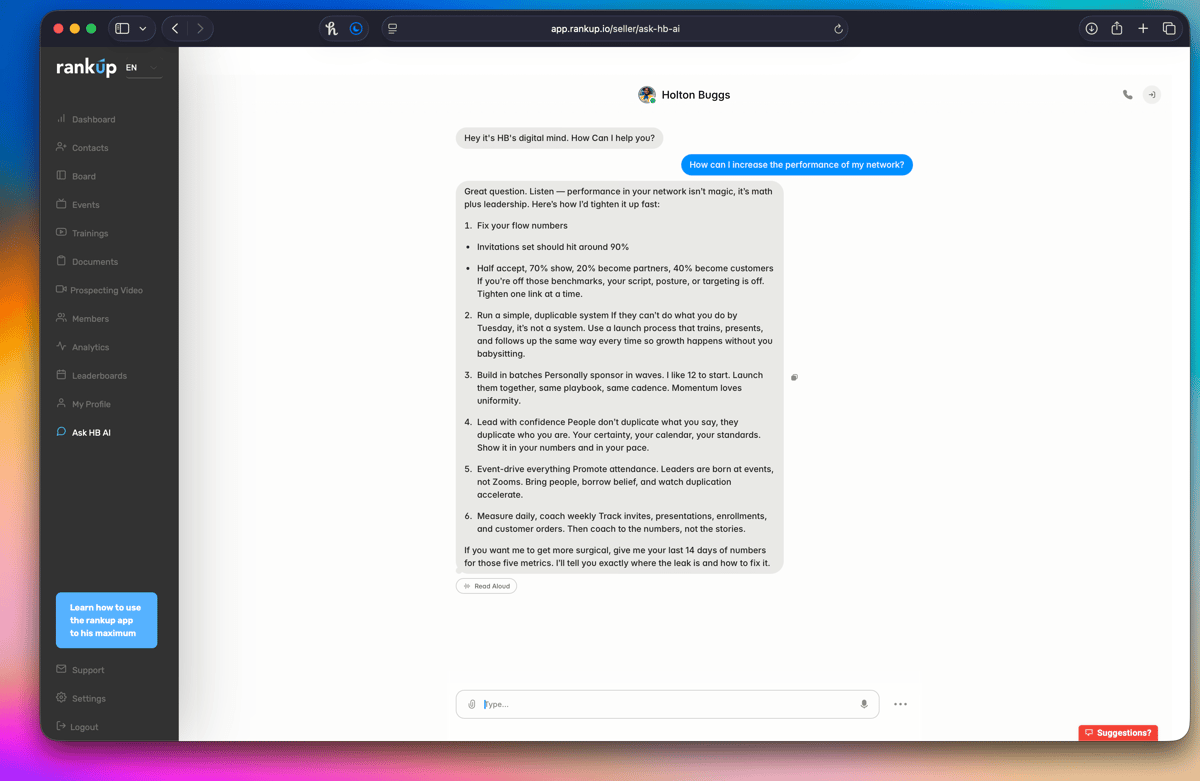 Advanced reports
