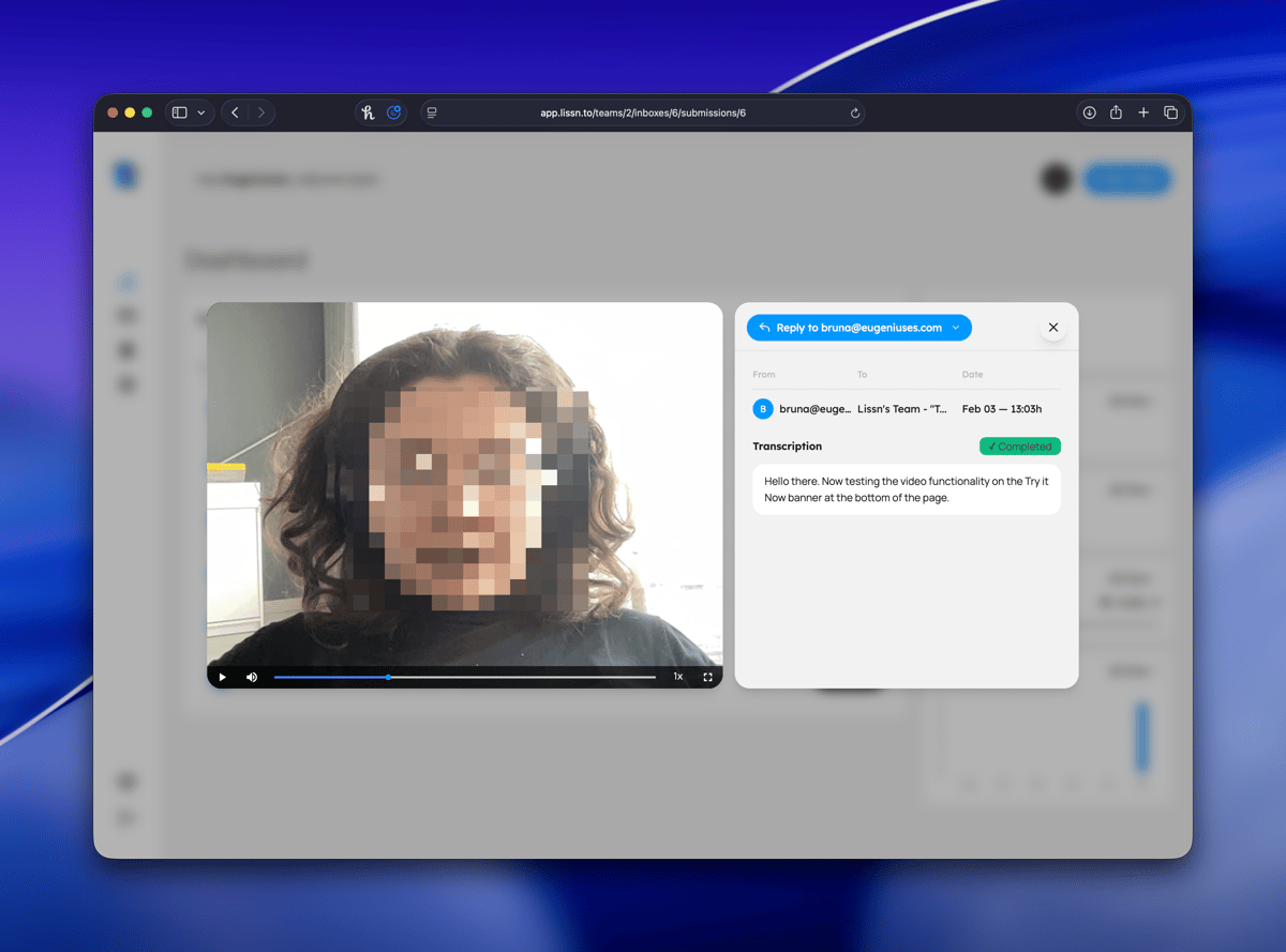 Message preview